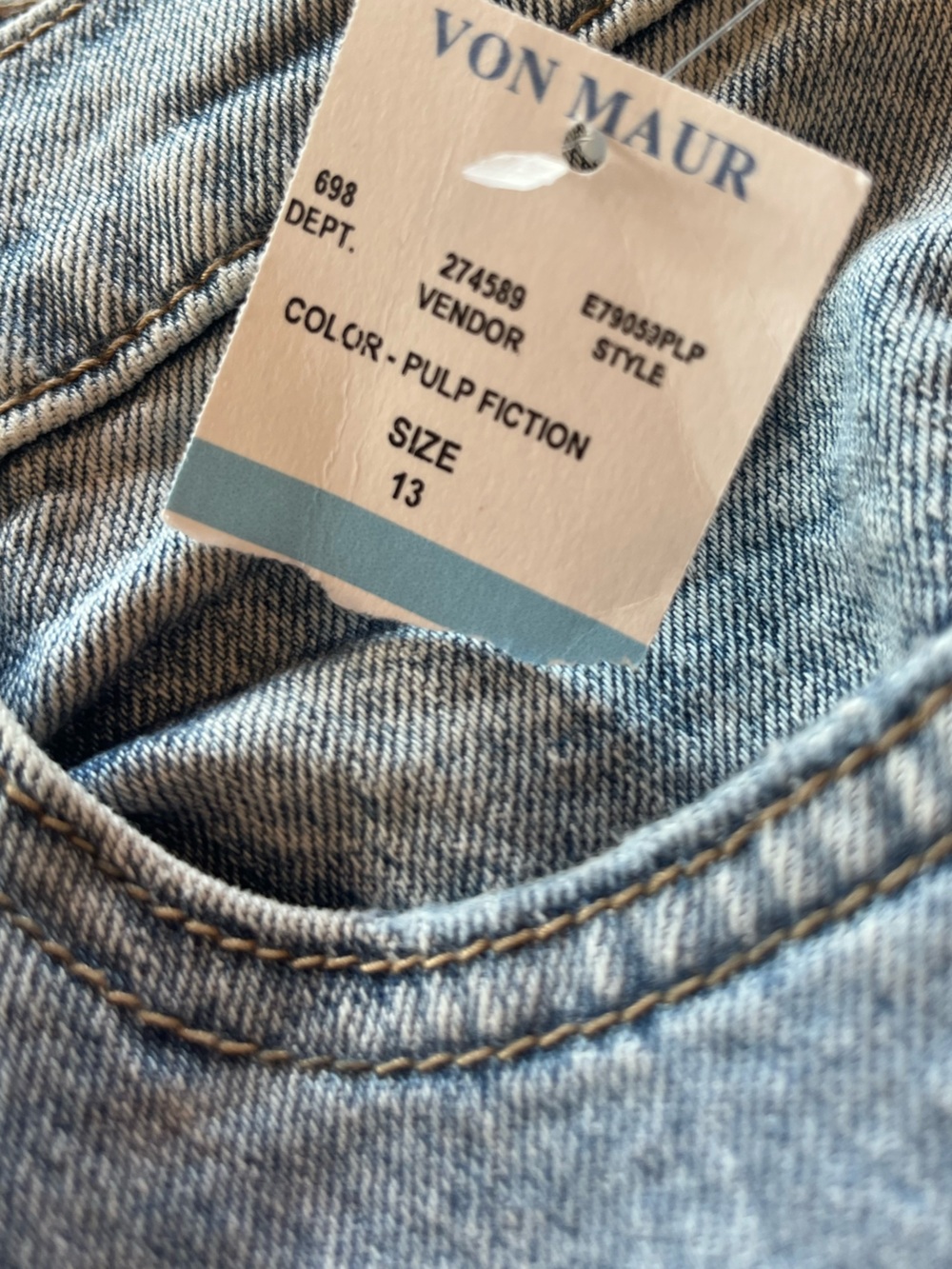 Eunina Super High Rise Dad Jeans NWT Size 13 - Picture 8 of 10